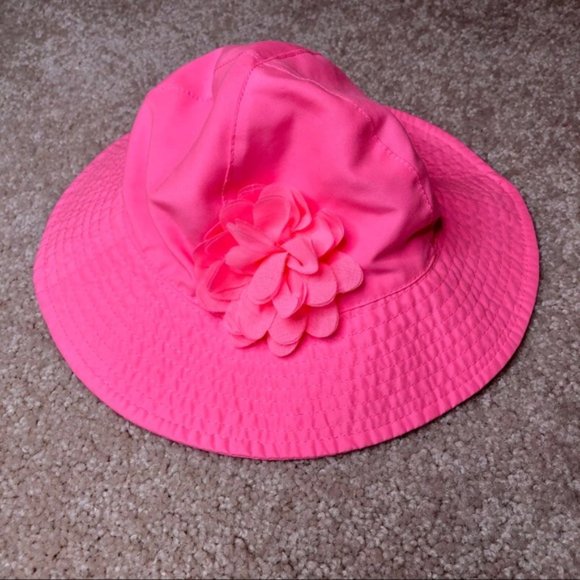 Carter’s 0-9 months girl’s pink summer hat - Picture 1 of 5